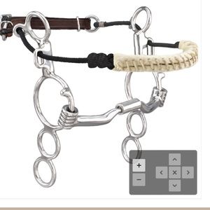 Myler combination 3 ring snaffle